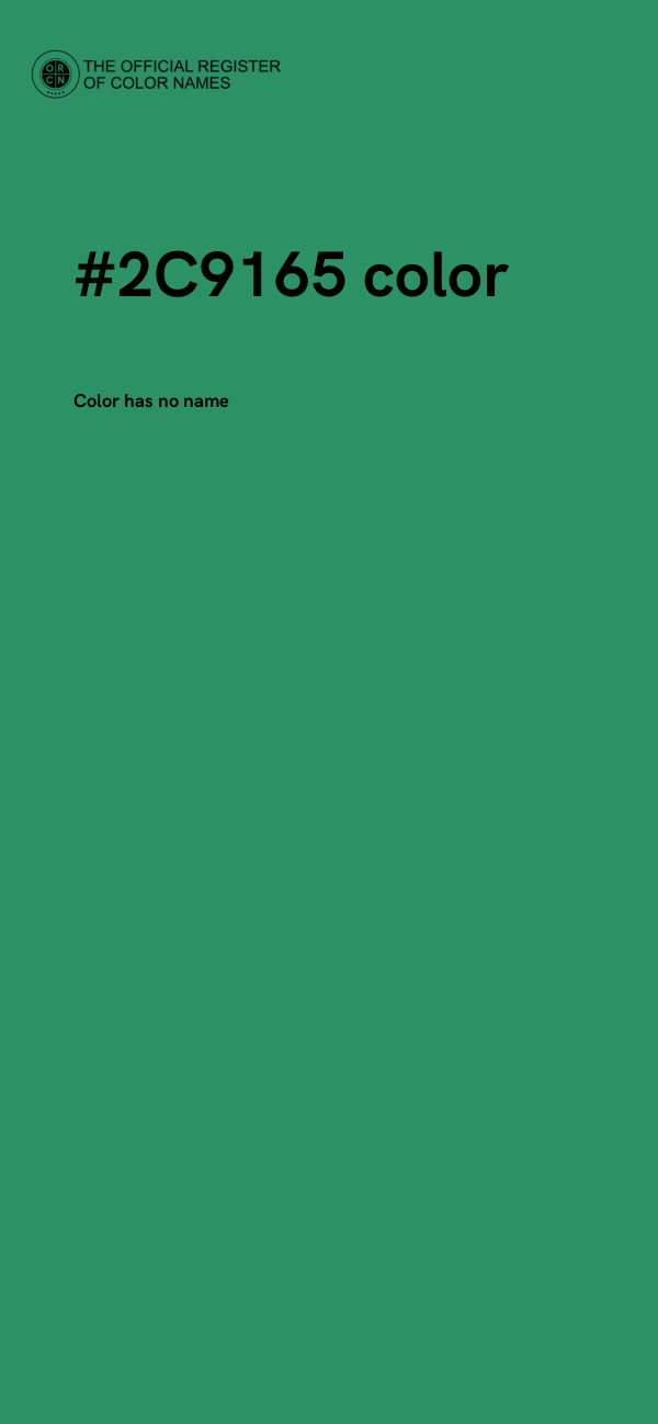 #2C9165 color image