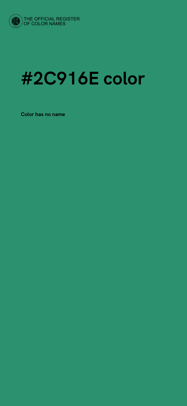 #2C916E color image