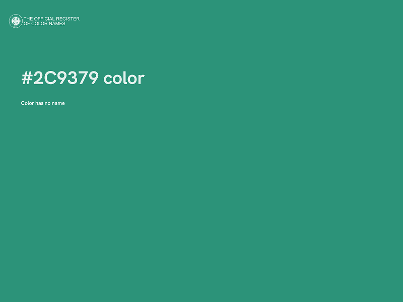 #2C9379 color image