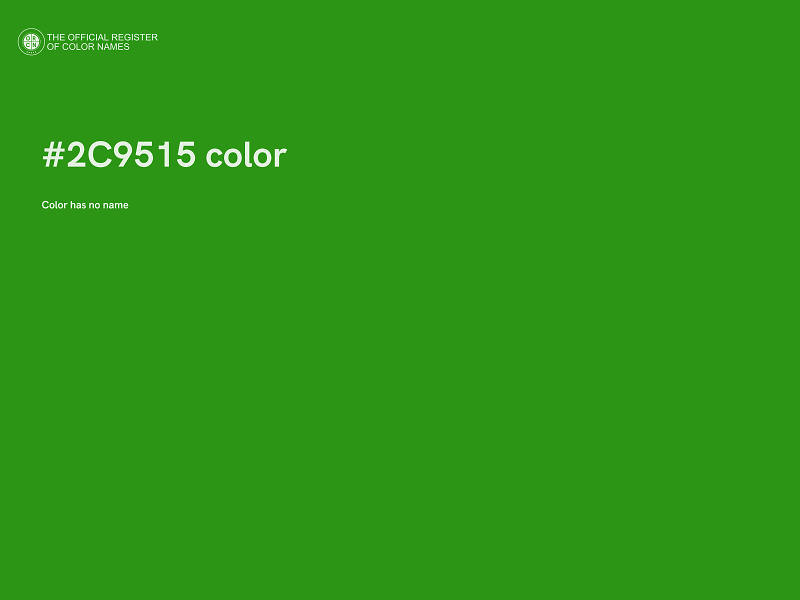 #2C9515 color image