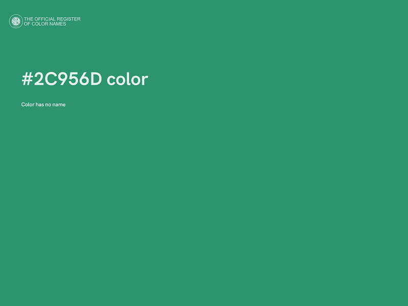 #2C956D color image