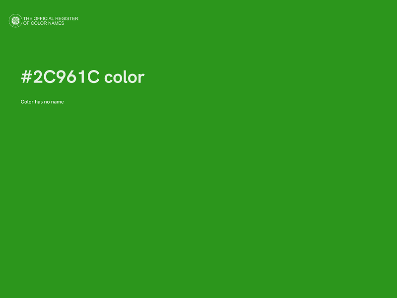 #2C961C color image