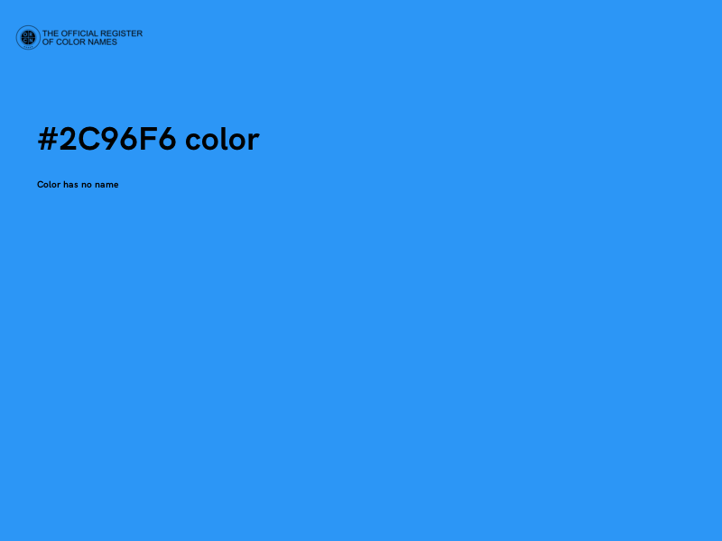 #2C96F6 color image