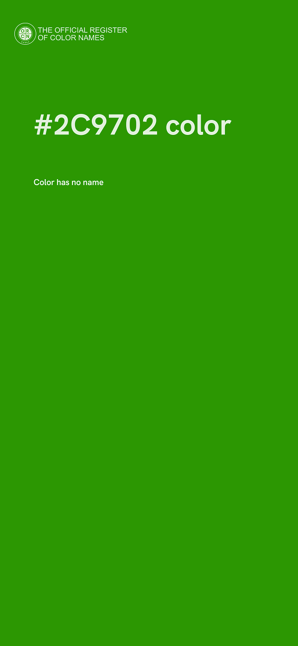#2C9702 color image