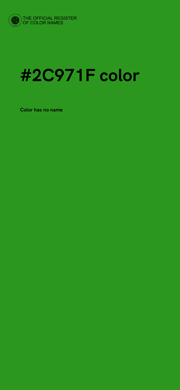 #2C971F color image