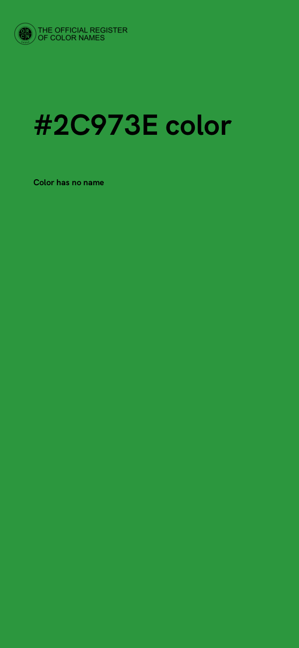 #2C973E color image