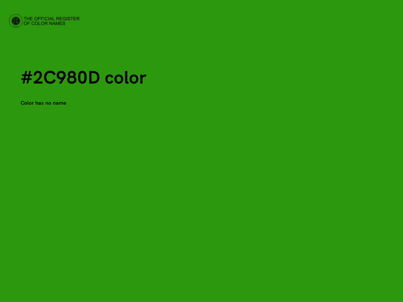 #2C980D color image