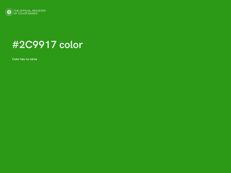 #2C9917 color image