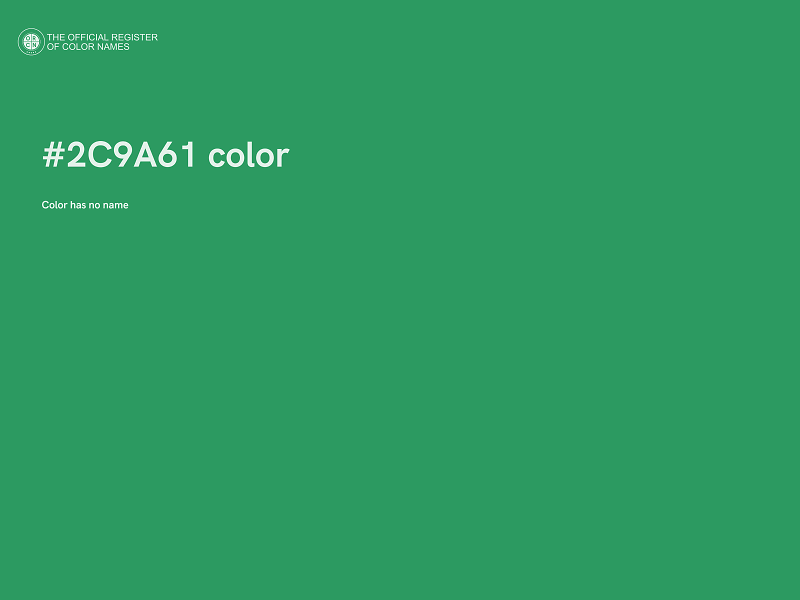 #2C9A61 color image