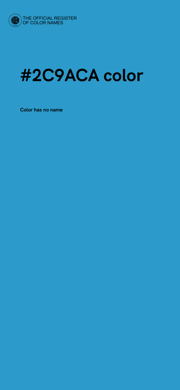 #2C9ACA color image