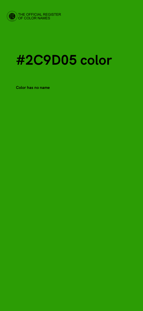 #2C9D05 color image