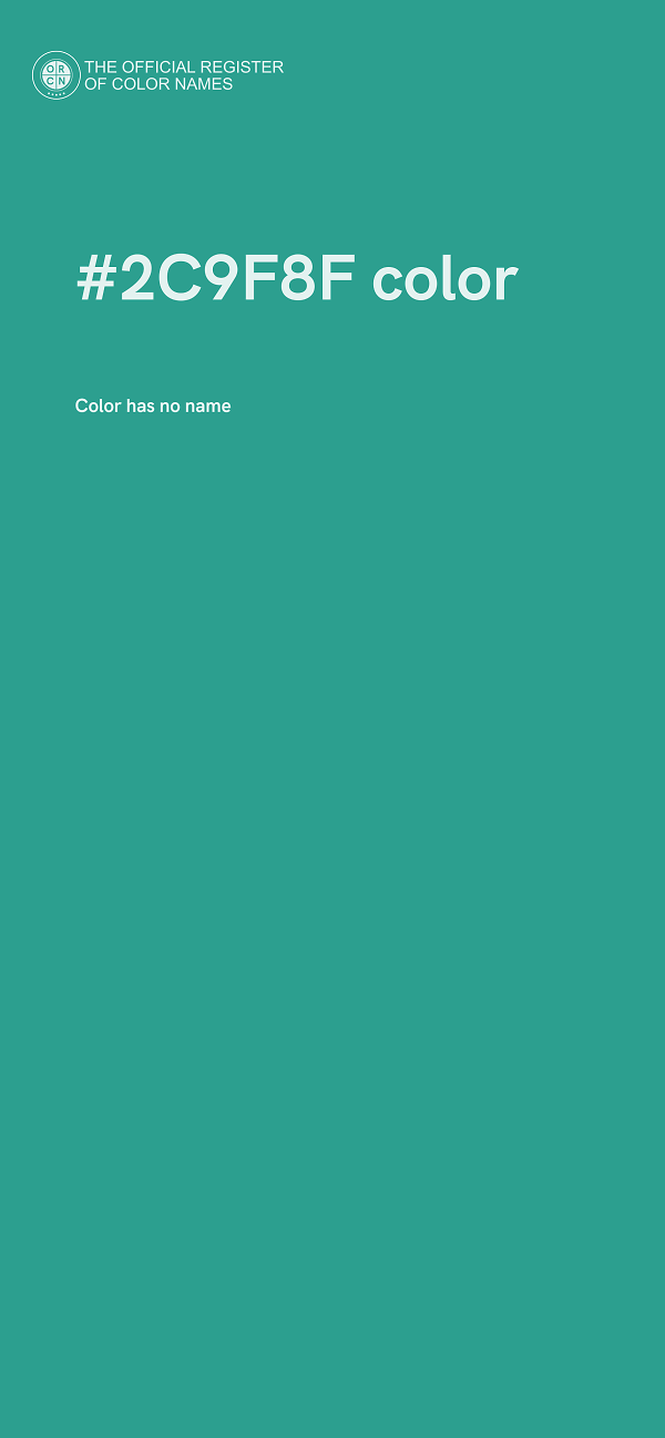 #2C9F8F color image