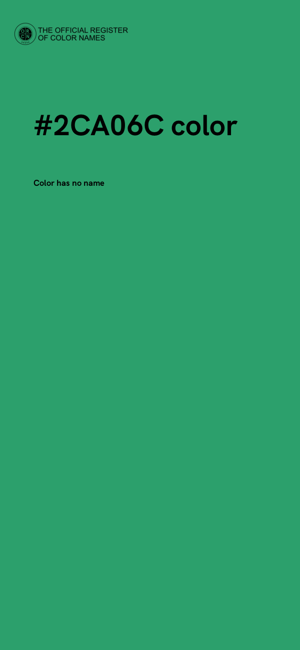 #2CA06C color image