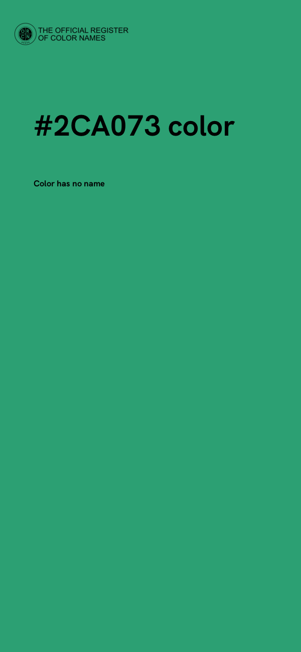 #2CA073 color image