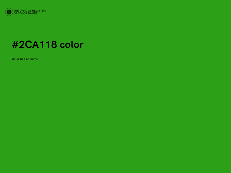 #2CA118 color image