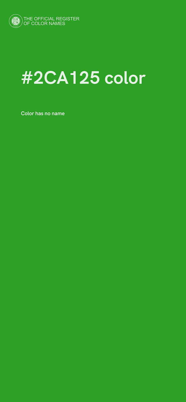 #2CA125 color image