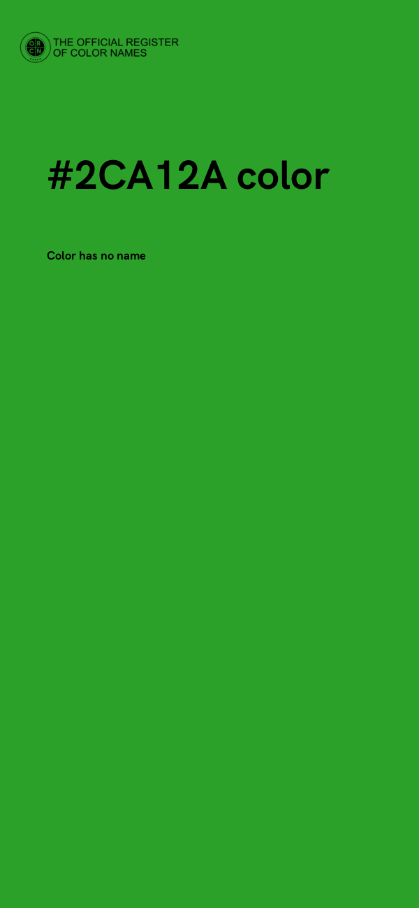 #2CA12A color image