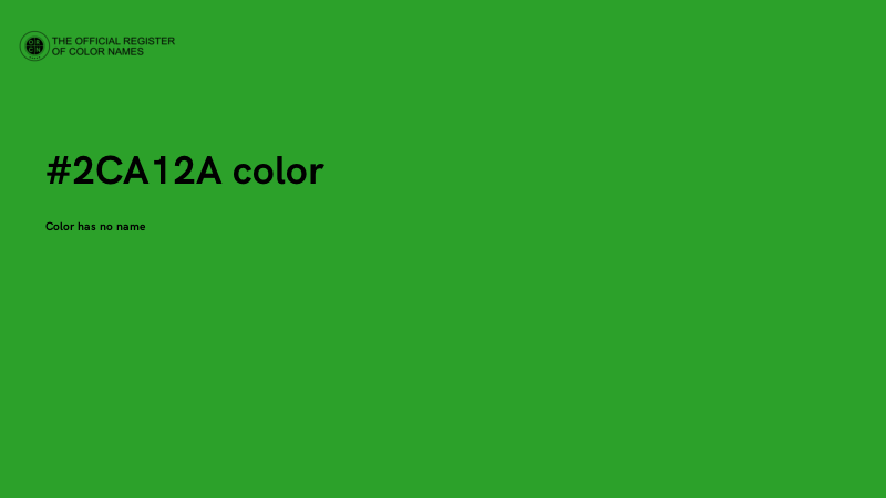 #2CA12A color image