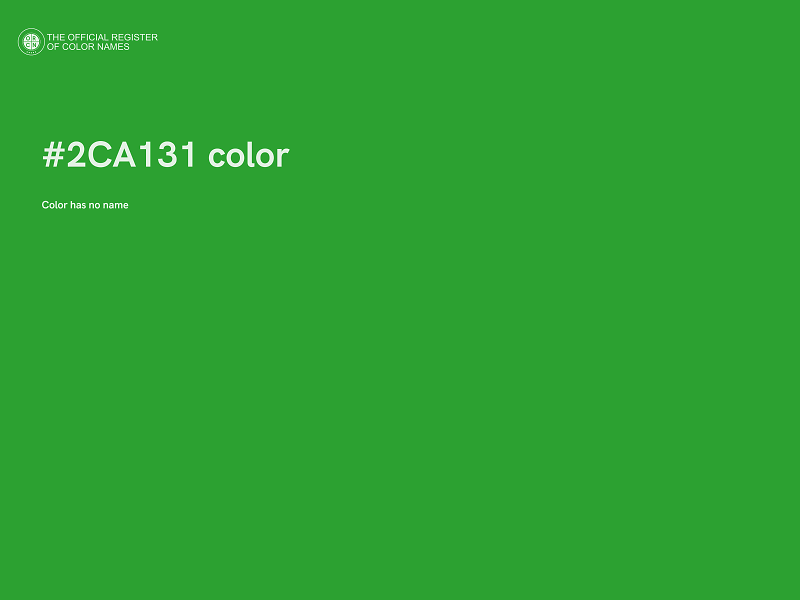 #2CA131 color image