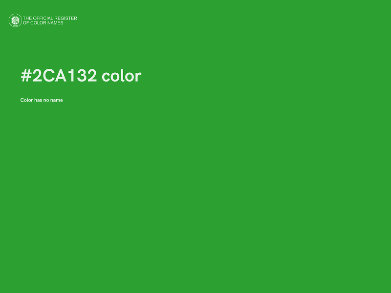 #2CA132 color image