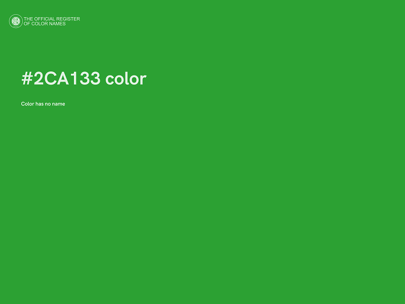 #2CA133 color image