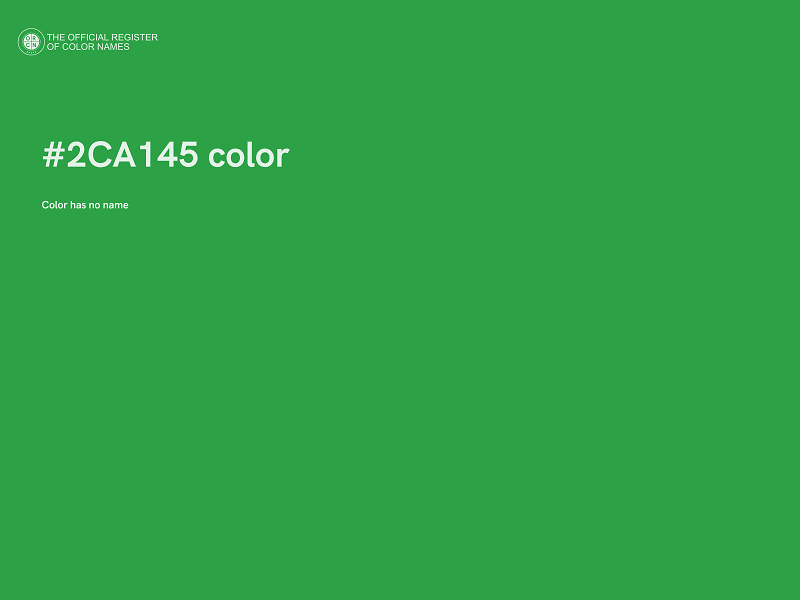 #2CA145 color image