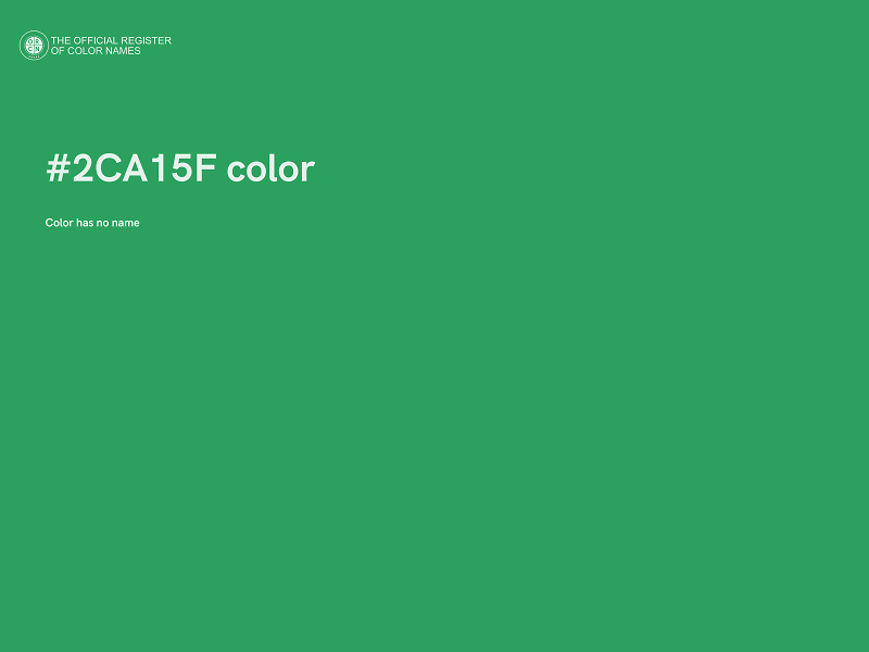 #2CA15F color image