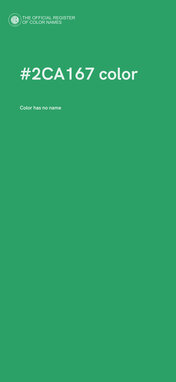 #2CA167 color image