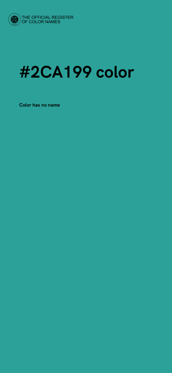 #2CA199 color image