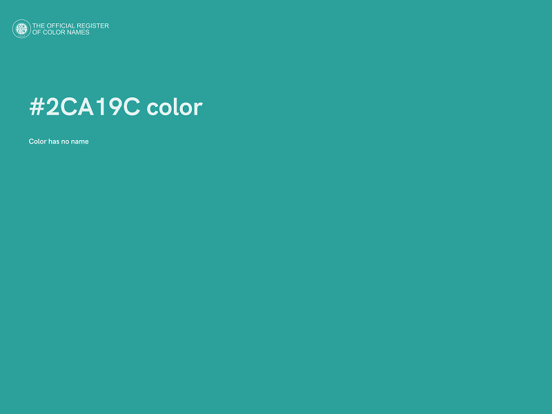 #2CA19C color image