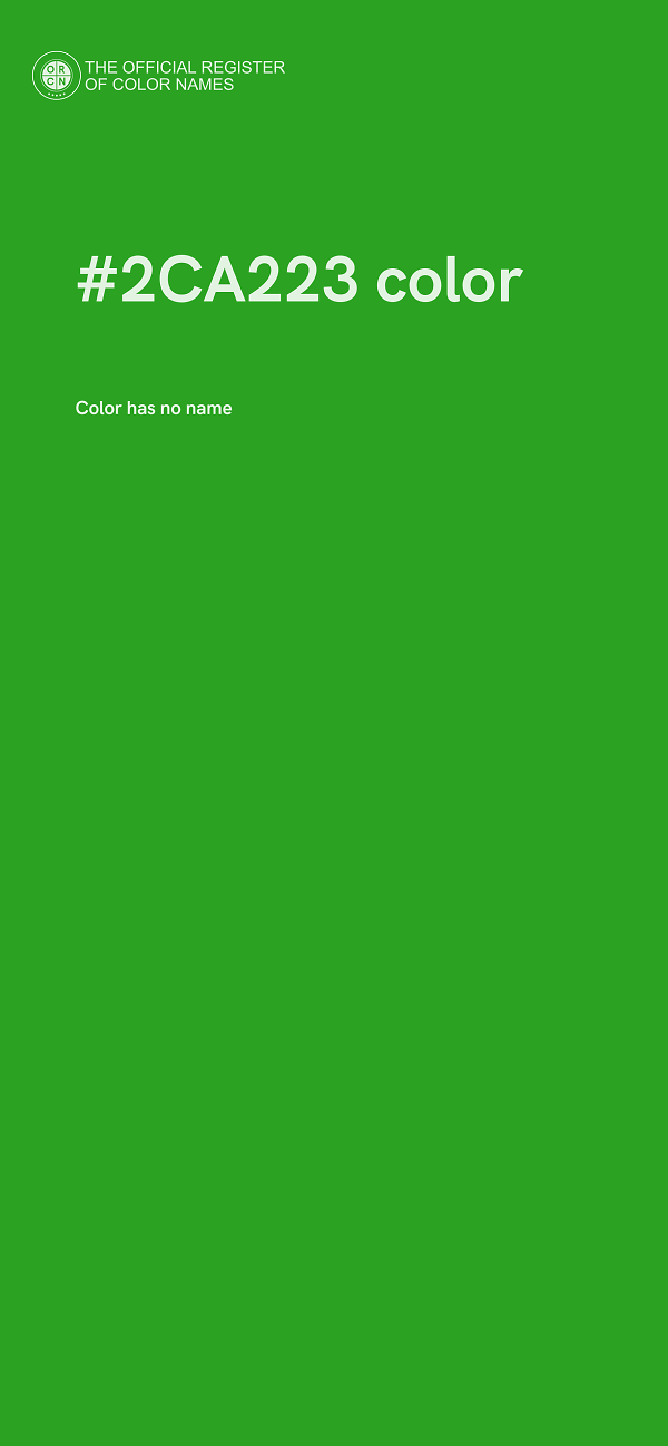 #2CA223 color image