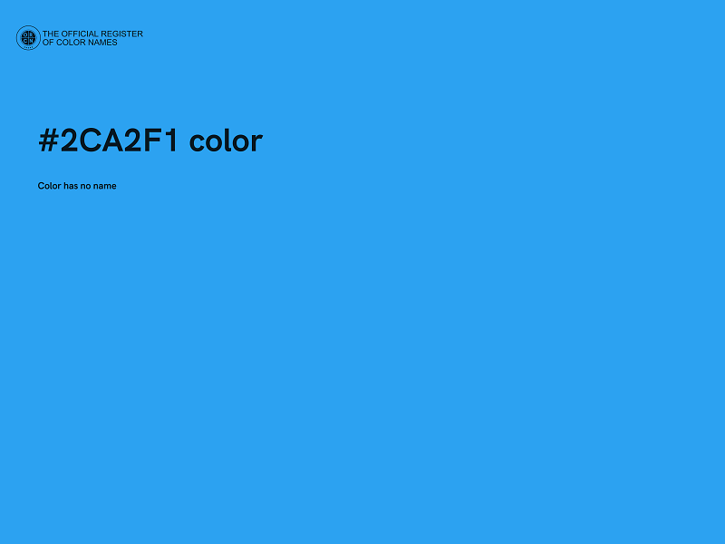 #2CA2F1 color image