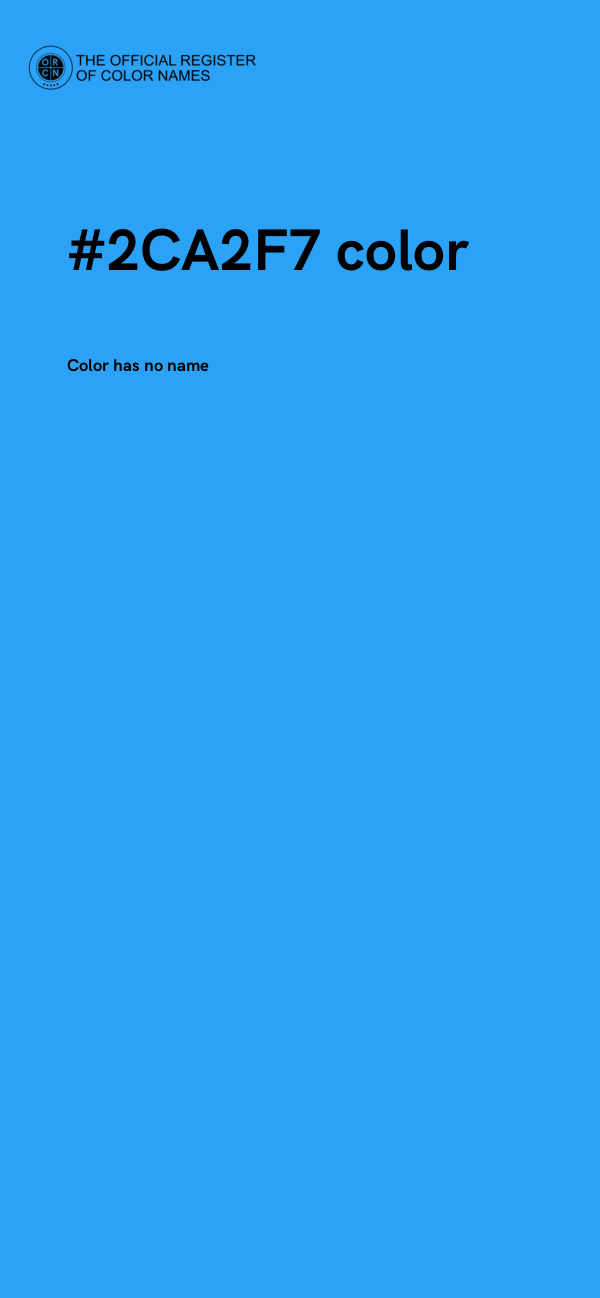 #2CA2F7 color image