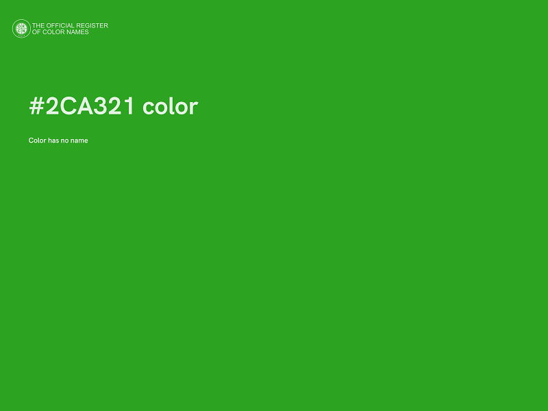 #2CA321 color image