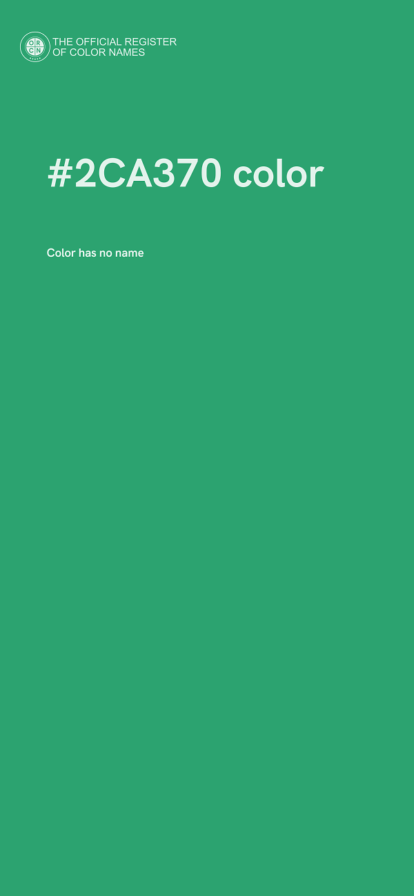 #2CA370 color image
