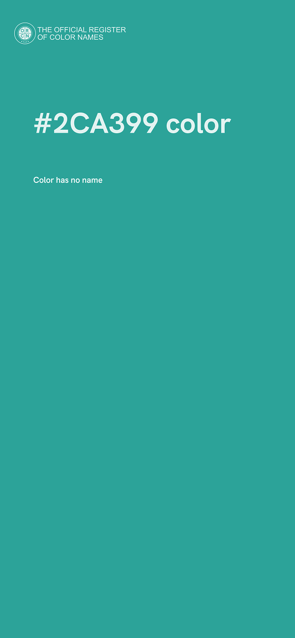 #2CA399 color image