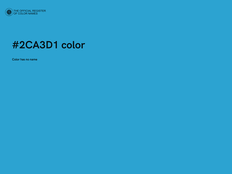 #2CA3D1 color image