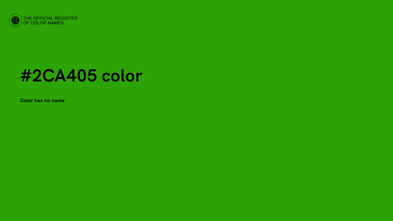 #2CA405 color image