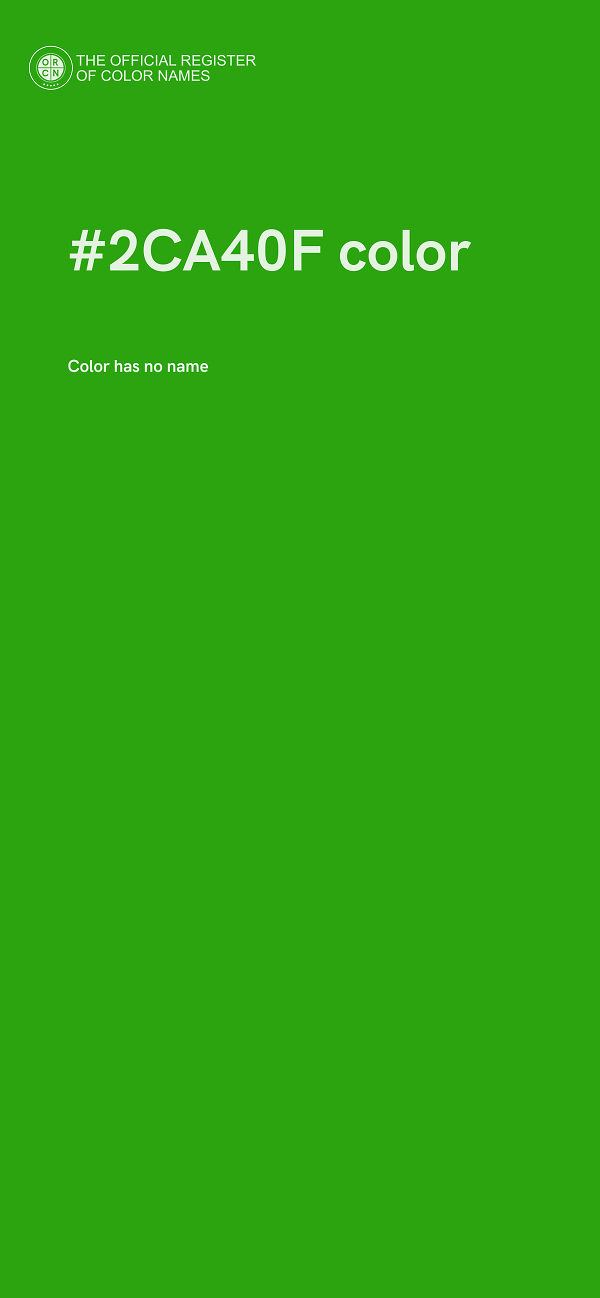 #2CA40F color image