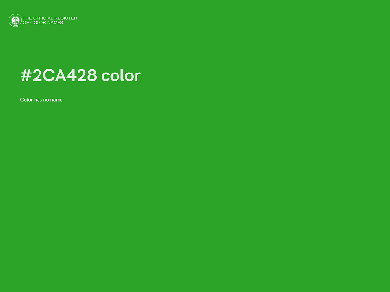 #2CA428 color image