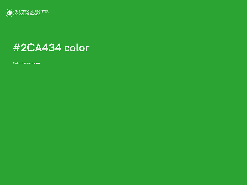 #2CA434 color image