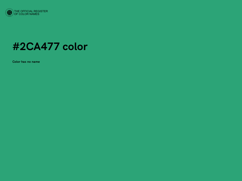 #2CA477 color image