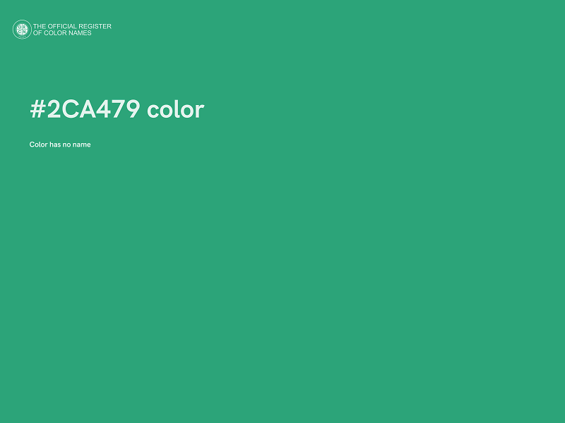 #2CA479 color image