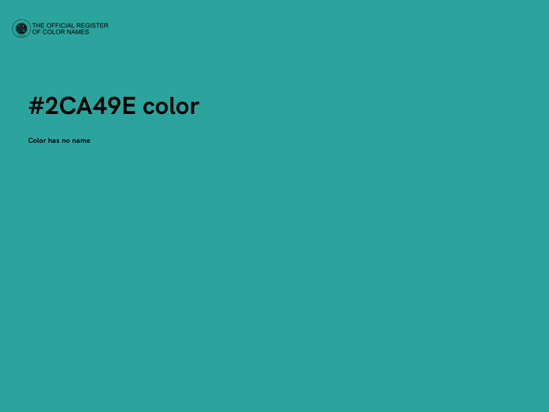 #2CA49E color image