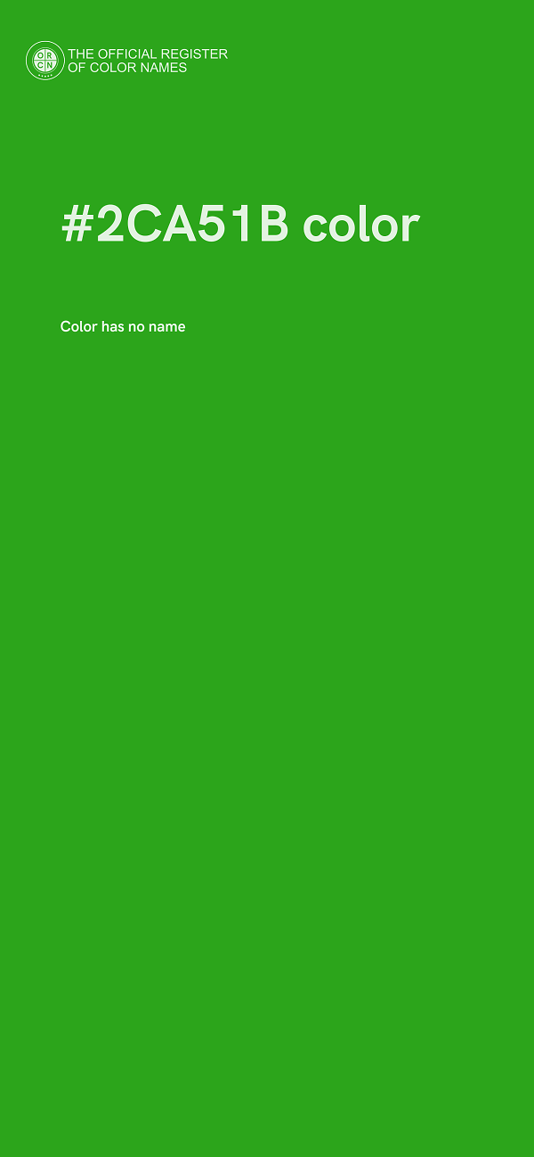 #2CA51B color image