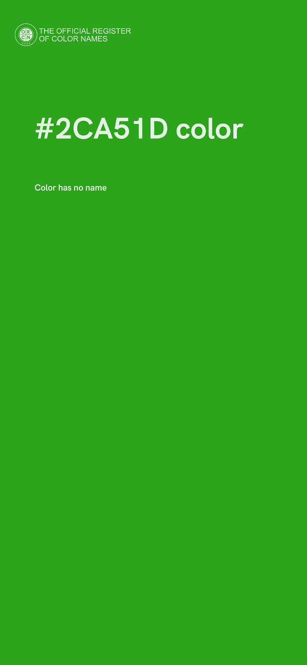 #2CA51D color image