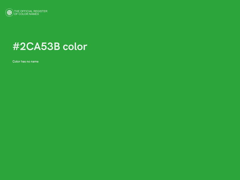 #2CA53B color image