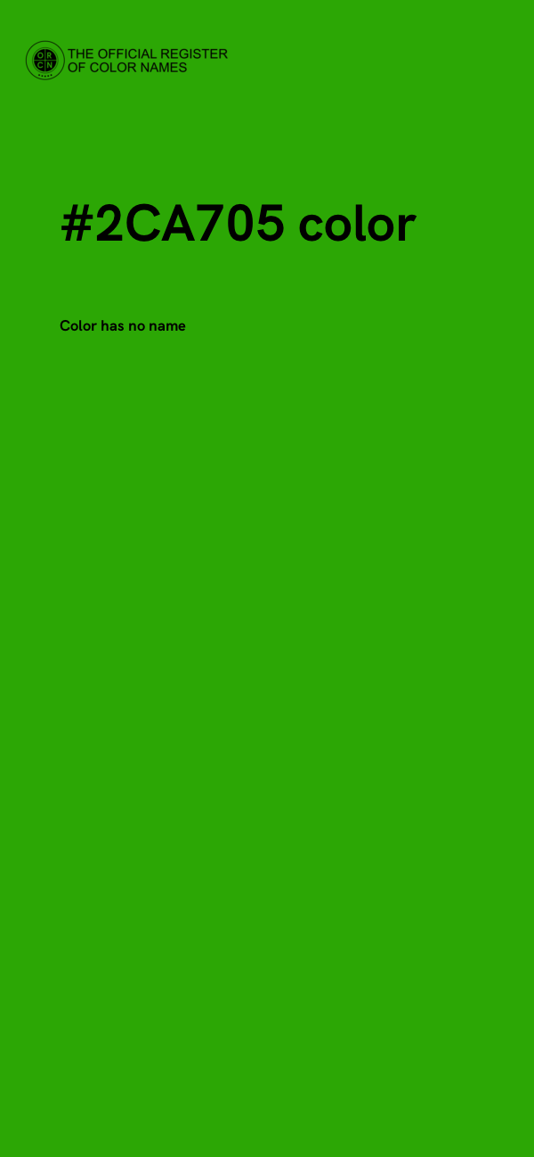 #2CA705 color image