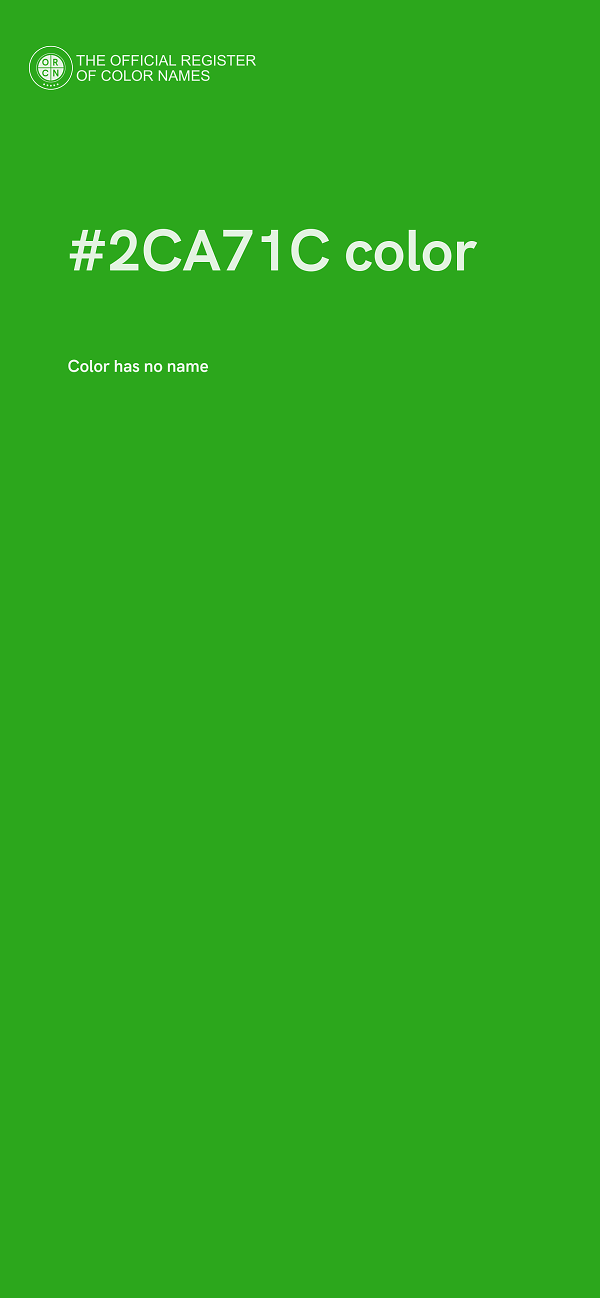 #2CA71C color image