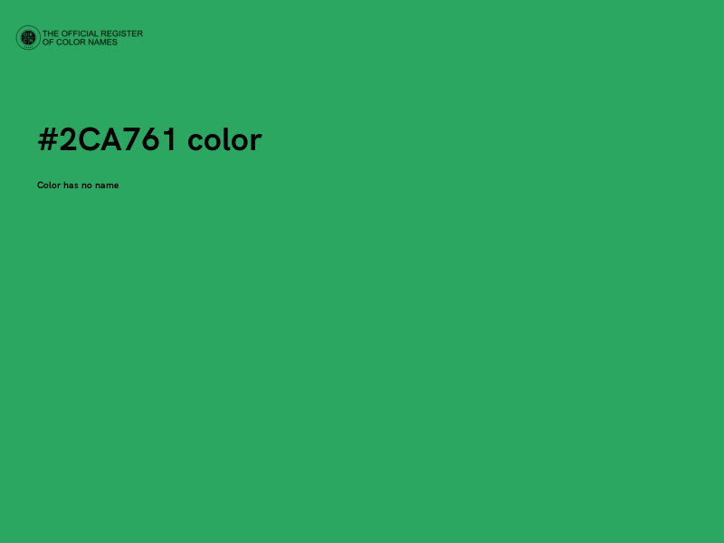 #2CA761 color image